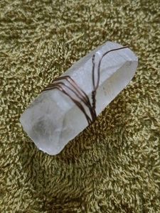Quartz Crystal Wrapped with Wire