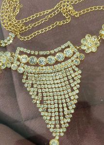 Stunning Rhinestone Kamarbandh