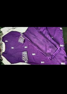 Elegant Purple Kurta Set