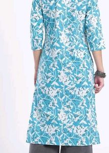 Beautiful Blue Floral Kurta