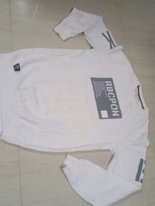Men's White Graphic Sweatshirt