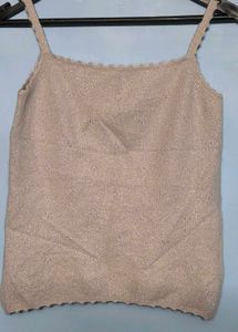 Sparkly Knit Camisole Top for winter