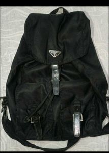 Prada Black Nylon Backpack
