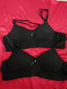 Black Sports Bras (Set of 2)