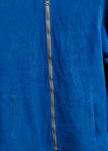 Vibrant Blue Fleece Jacket