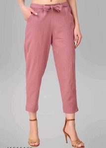 Peach Color Women Trouser