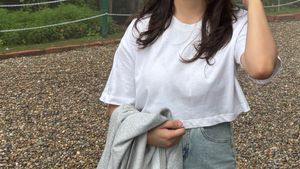 zara (s) boxy cropped thsirt