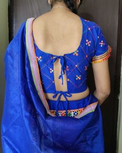 Multicolor Embroidered Lehenga Choli Set