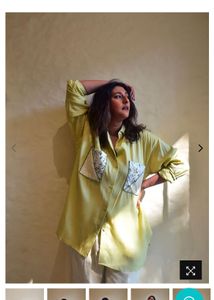 Why So Blue Brand. Oversized Shirt