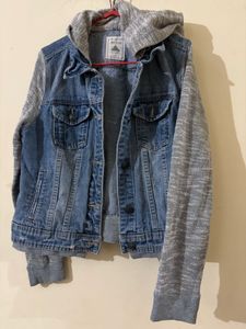 Hooded Denim Jacket