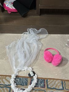 Bridal Veil and Pink Earmuffs