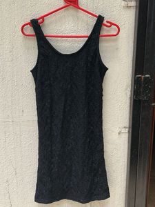 black lace party dress