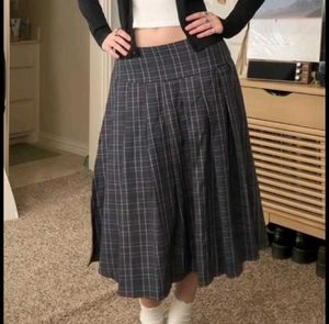 American Plaid Skirt - Y2K Grunge Style
