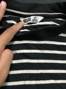 Classic Striped Polo T-Shirt
