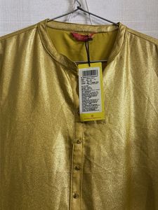 Elegant Gold Kurta for Women ( Visudh )