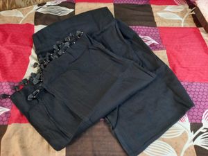 Black Patiala Pant And Dupatta