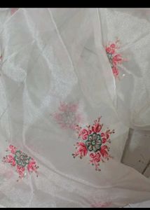 Elegant White Embroidered Kurta Set