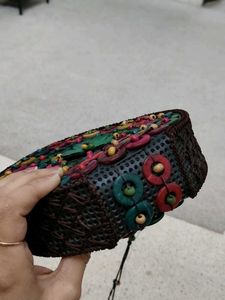 Boho Round Crochet Bag