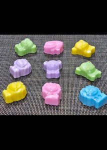 set of 6 facial animal shaped soaps