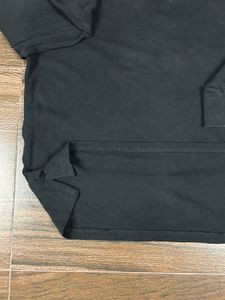 Classic Black Long Sleeve Polo Shirt