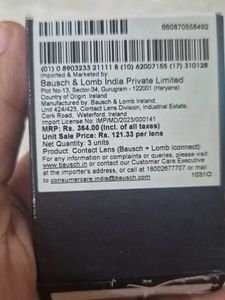 1pair of Bausch + Lomb iConnect Contact Lenses