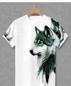 Men's Graphic Wolf T-Shirt
