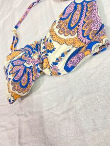 Boho Print Bikini Top