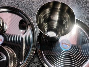 Unused Stainless Steel Set - 6 Pieces
