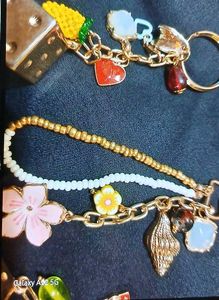 Cute Charm Keychains Set