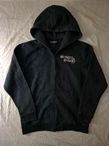 Men's Black Graphic Hoodie