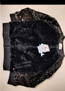 Cherry Crumble Sparkly Sequin Jacket for Girls