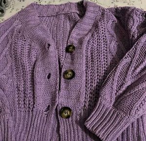 Crochet Knit Cardigan