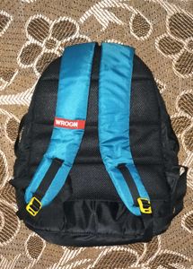 Wrogn Durable Black &amp; Blue Backpack