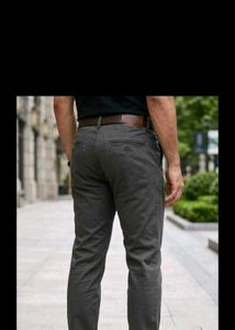 Men's Dark Grey Chinos