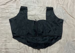 Chic Black Corset Top