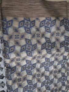 Elegant Geometric Print Saree