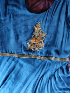 Long Kurti In Blue