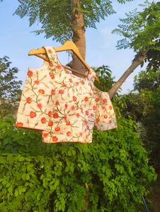 Floral Cold Shoulder Blouse