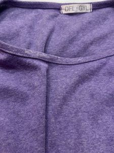 Purple T-Shirt Dress
