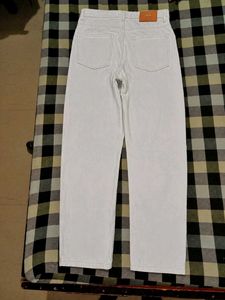 Classic White Denim Jeans