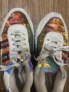 Stylish Sequin Fashion Sneakers