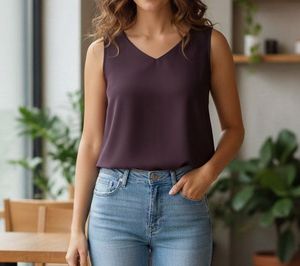 Elegant Sleeveless Blouse