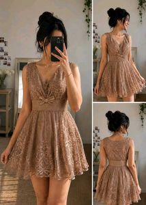 Luxury Embroidered Organza Party Dress