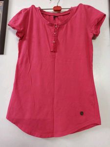 Benetton Melon Pink Top (32")
