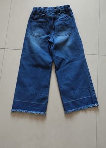 Kids Wide Leg Denim Jeans