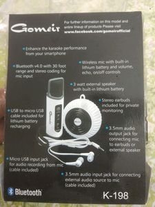 Gomeir Bluetooth Karaoke Smart Microphone
