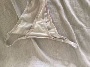 Women's White Thongs