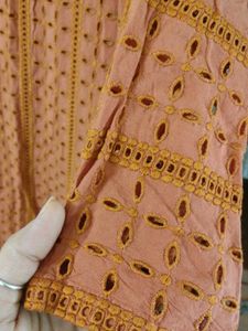 Vismay Orange kurta