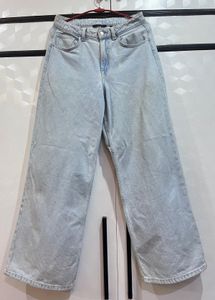 Westside Light Blue Wide Leg Jeans