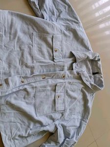 Light Blue Corduroy Jacket